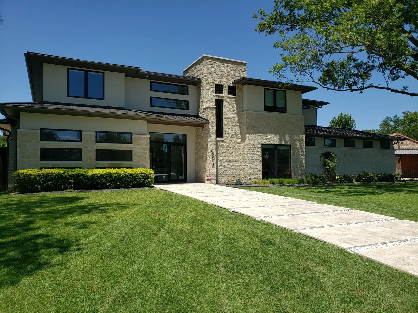 Residential home exterior solar film DFW