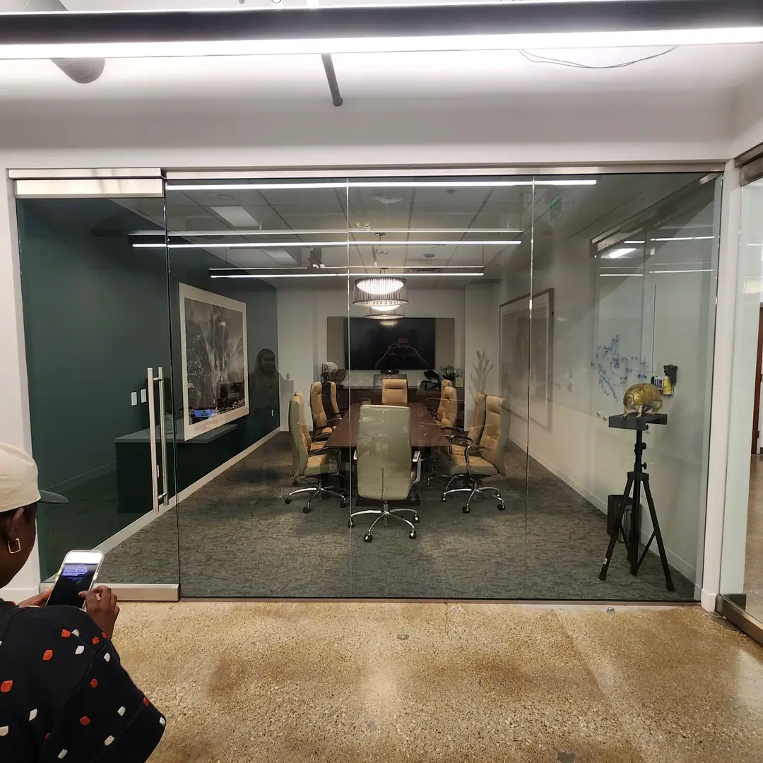 Before window film installation — DFW Window Tinting project